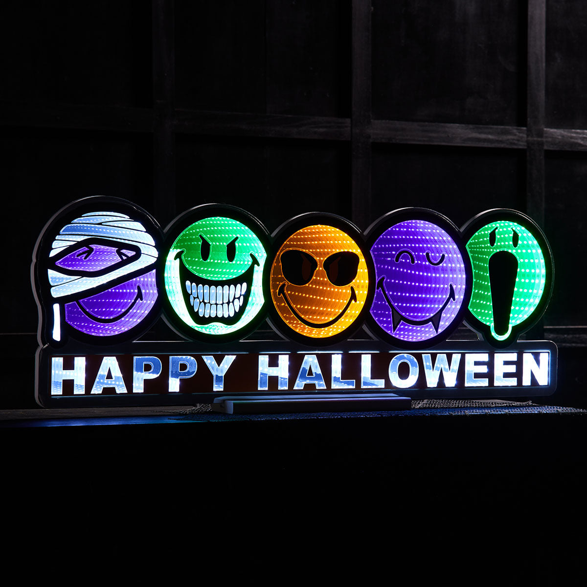 SmileyWorld Halloween LED Infinity Light