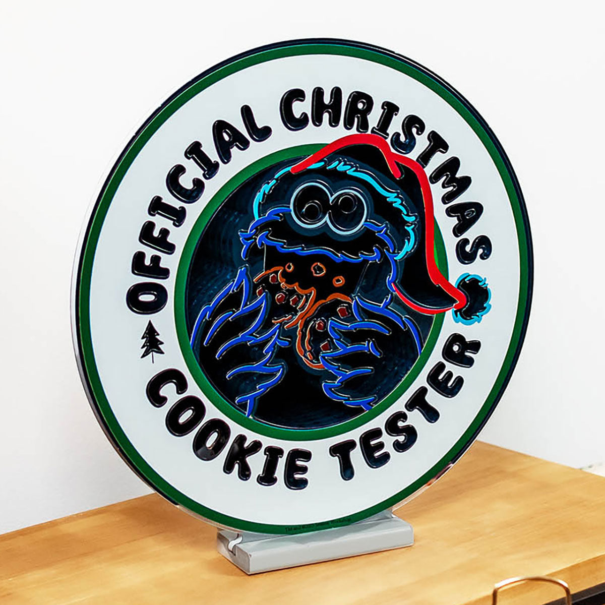 Sesame Street Cookie Tester LED Infinity Sign
