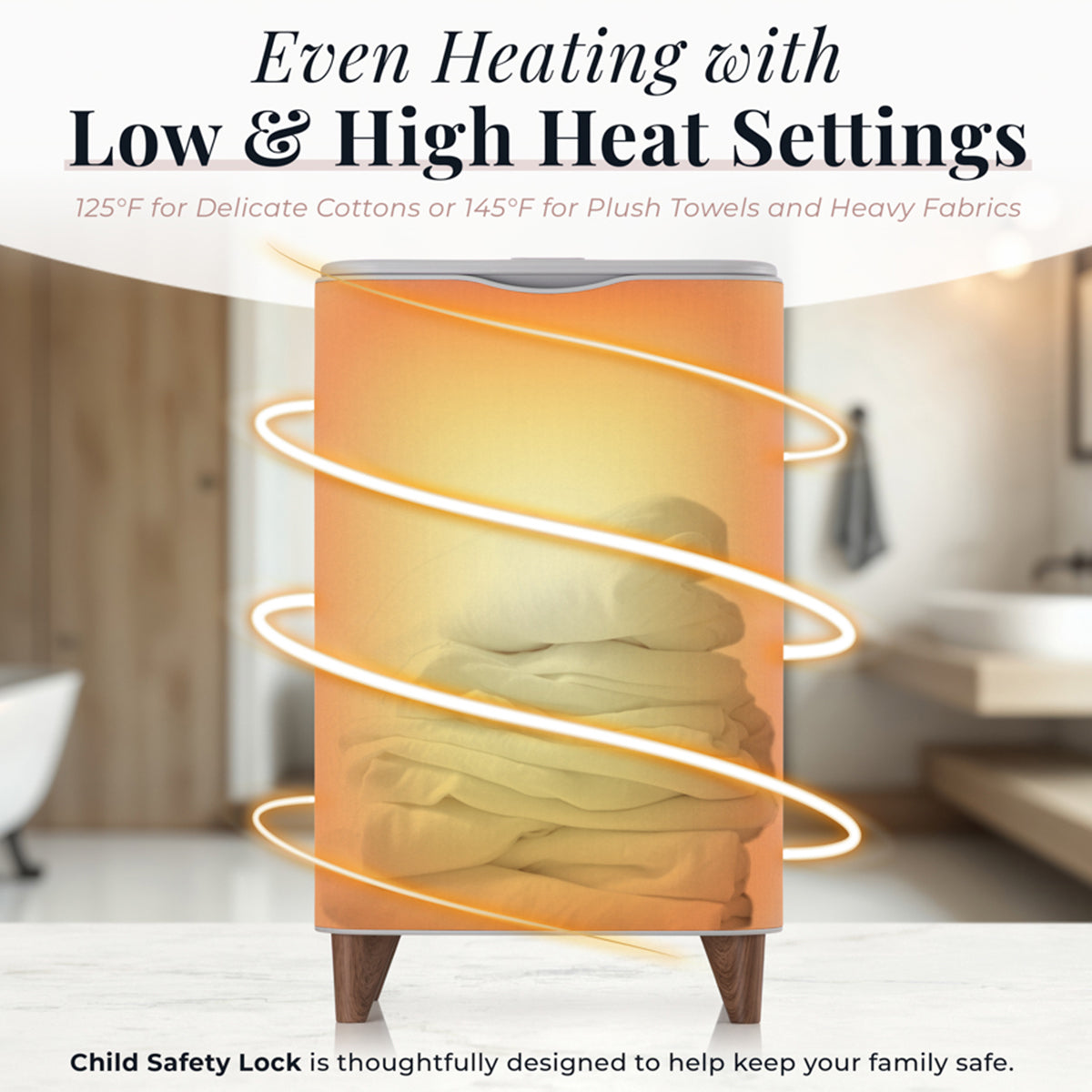 Large Towel Warmer and Steamer