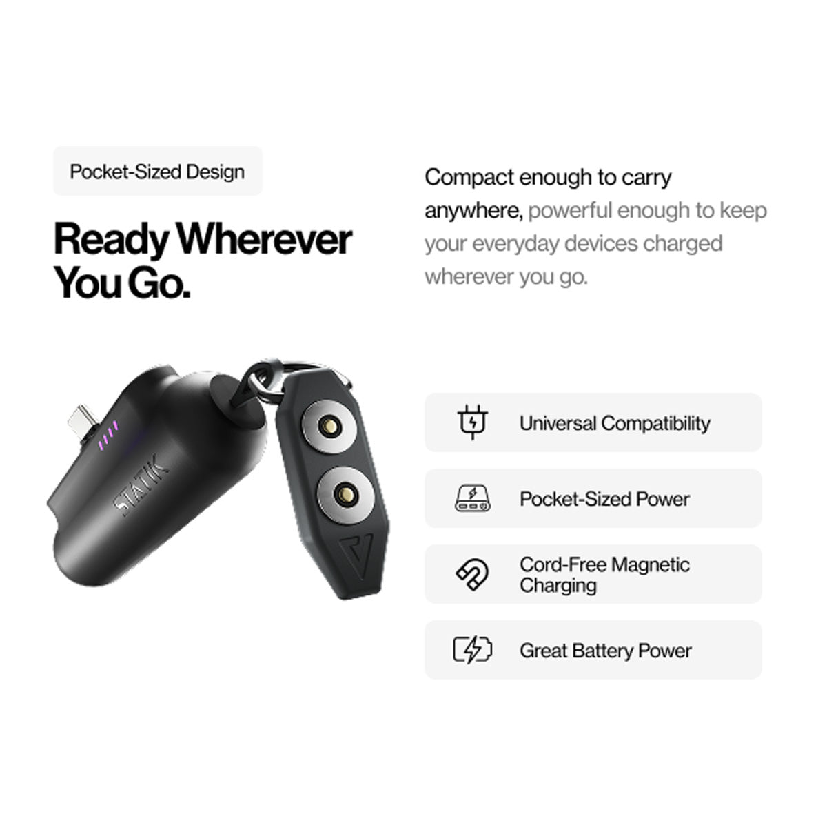 3-in-1 Portable Charger