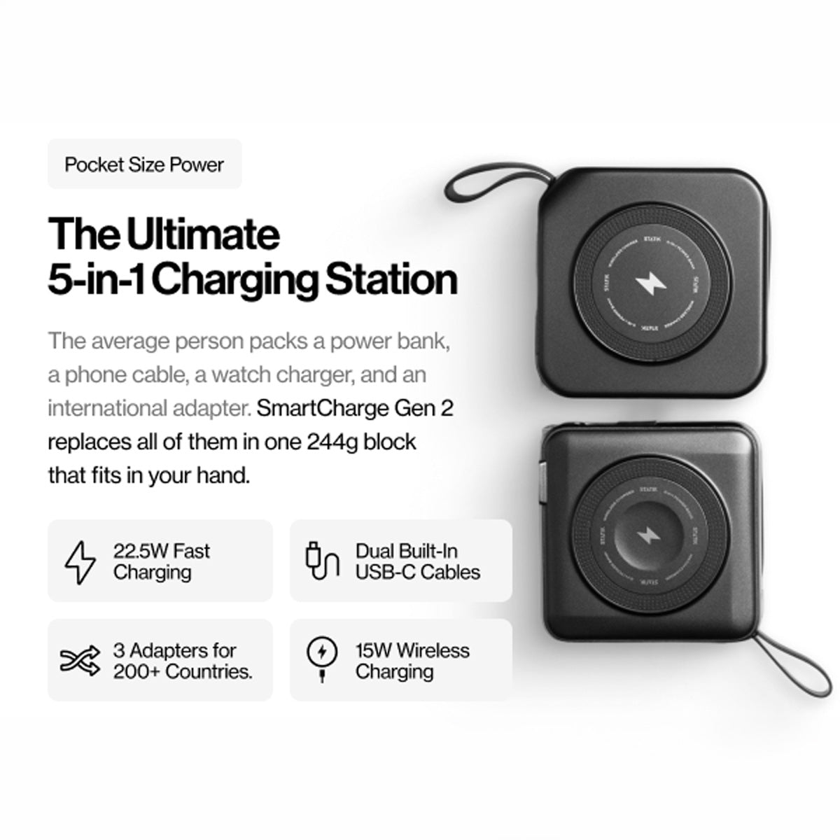 5-in-1 Travel Power Bank