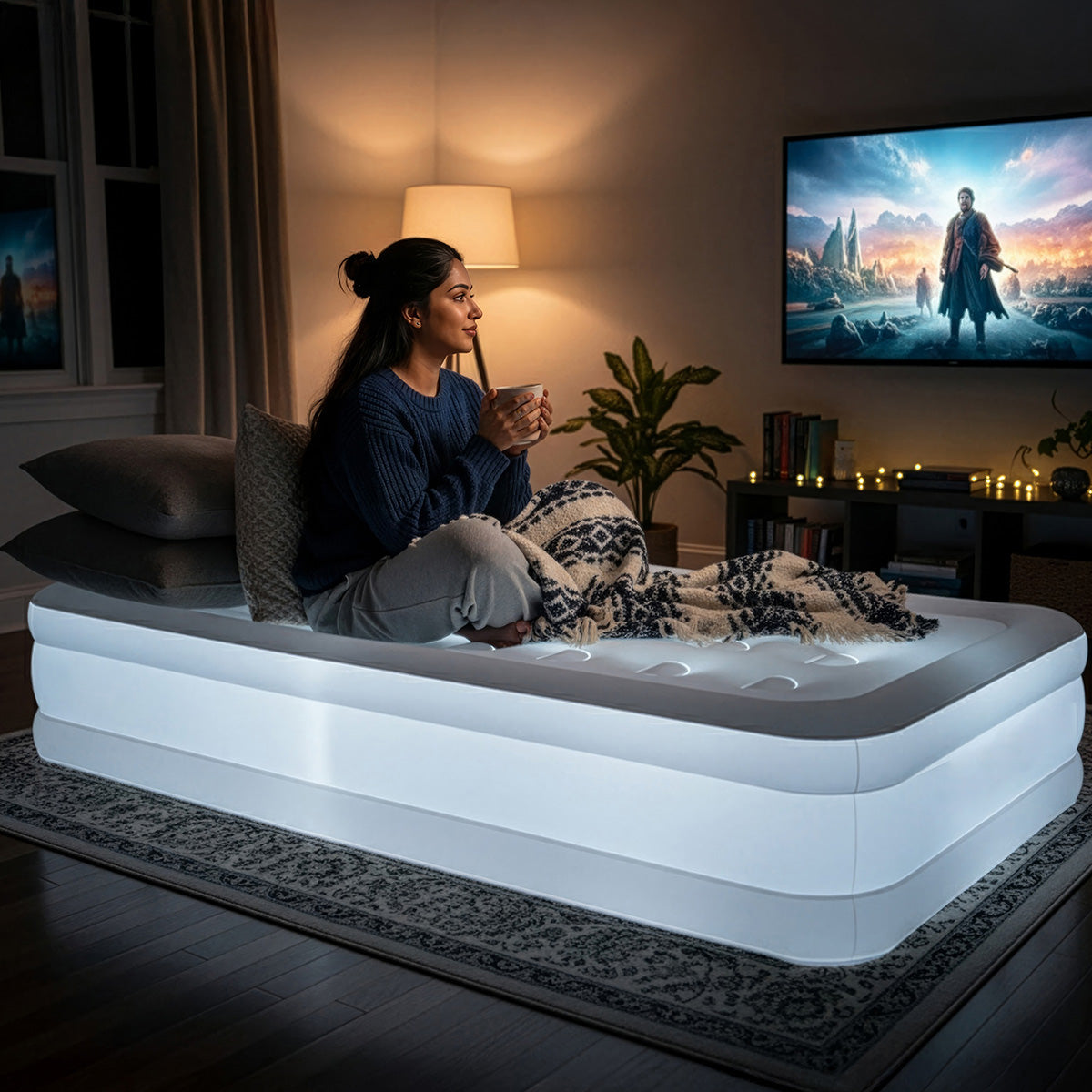 Illuminated Air Bed