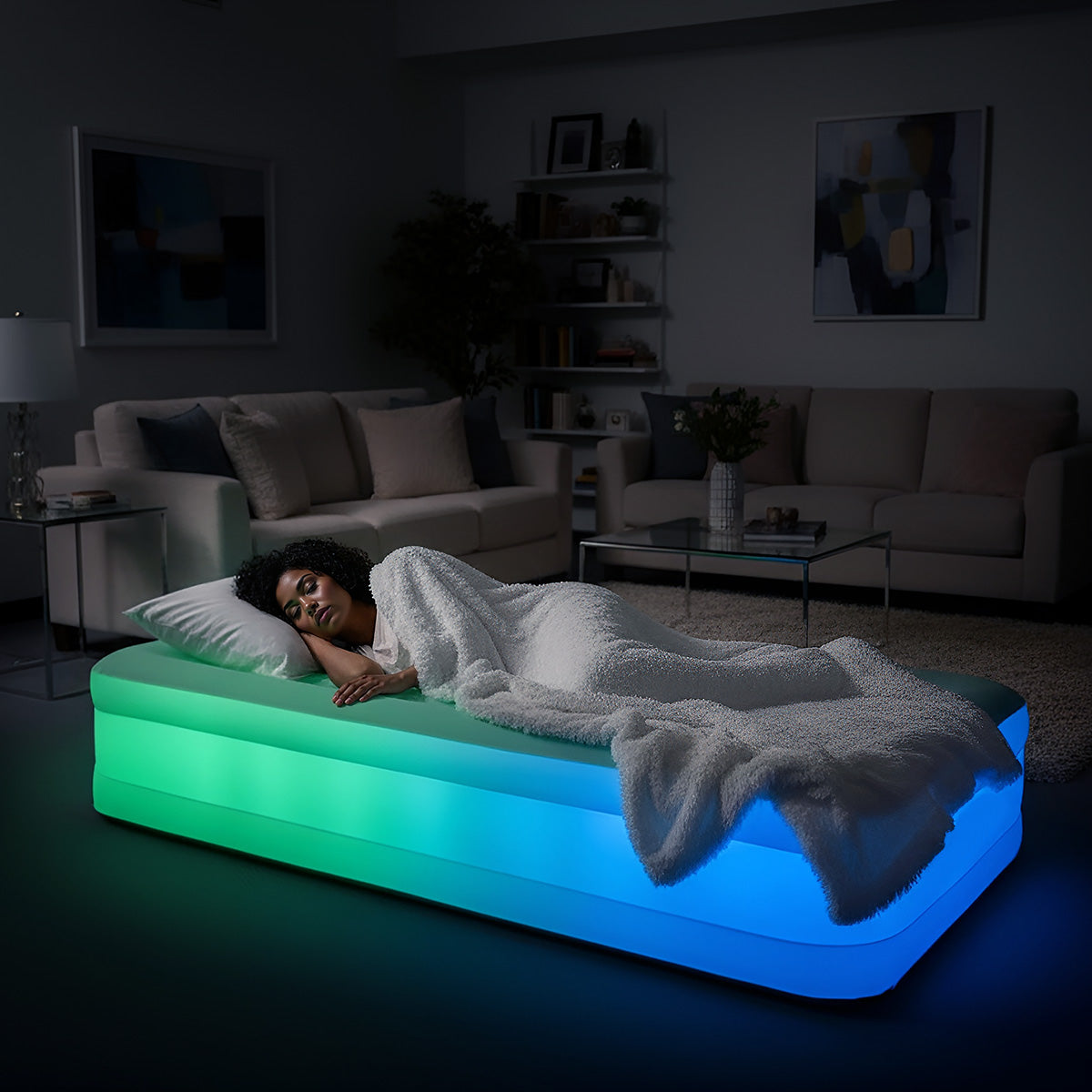 Illuminated Air Bed