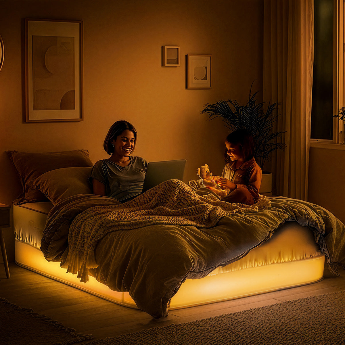 Illuminated Air Bed