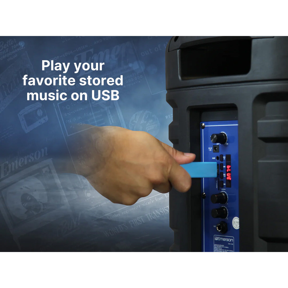 12'' Portable Party Speaker