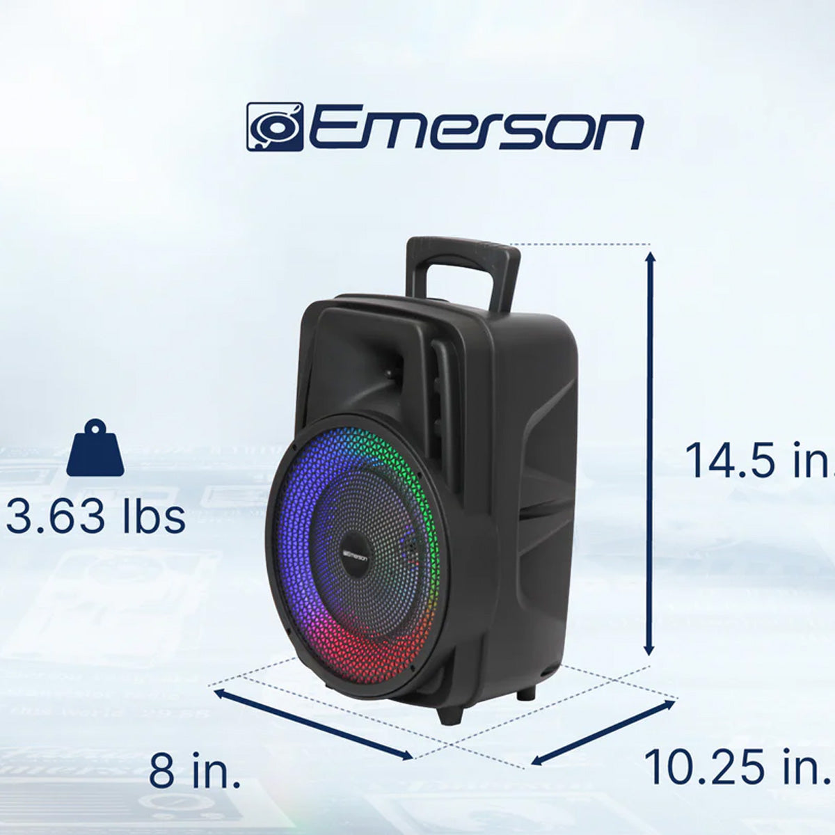 8'' Portable Party Speaker