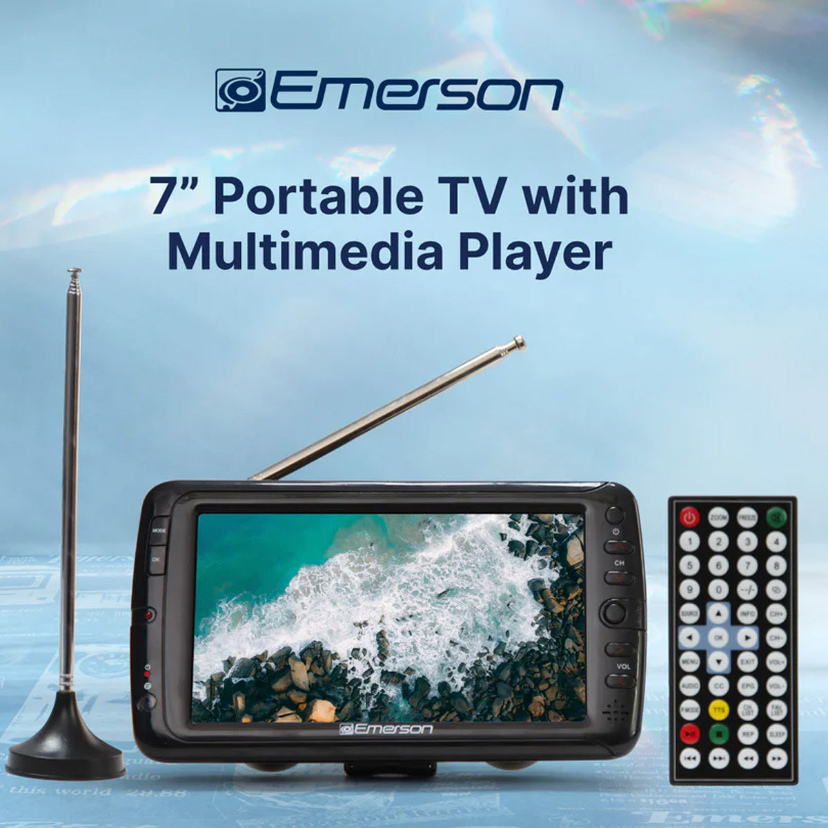 7'' Portable TV with Multimedia Player