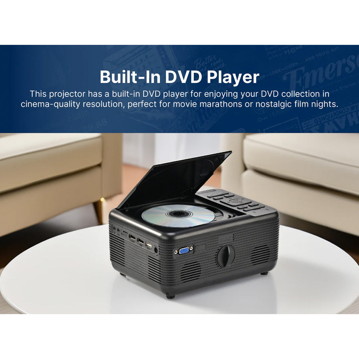 Home Theater Projector with TV Tuner
