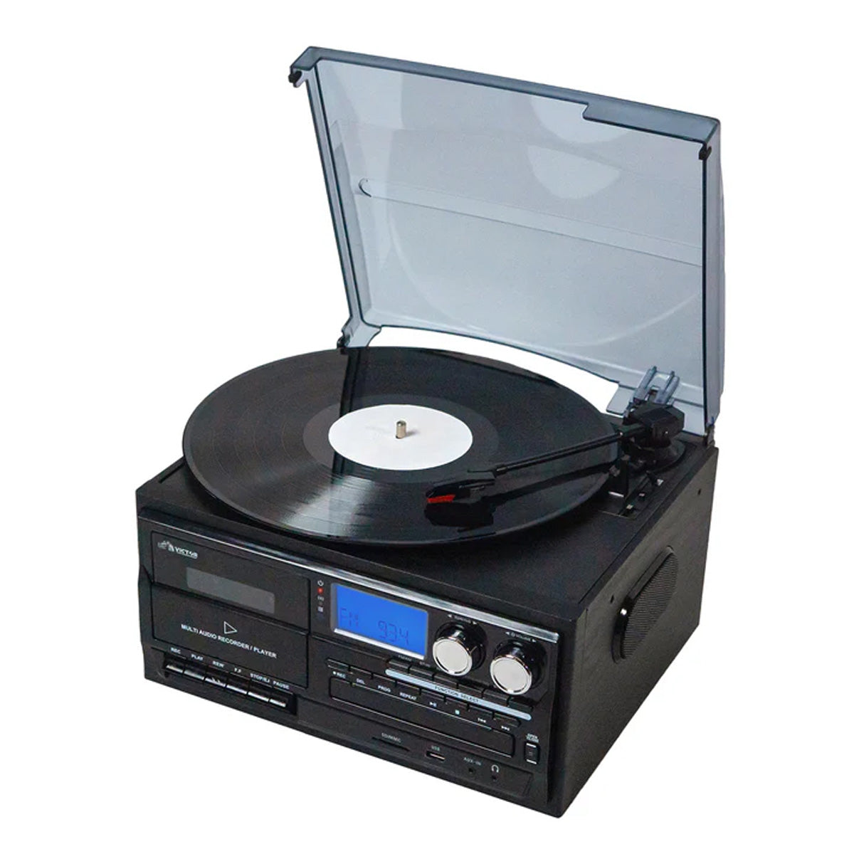 8-in-1 Retro Inspired Multimedia Center