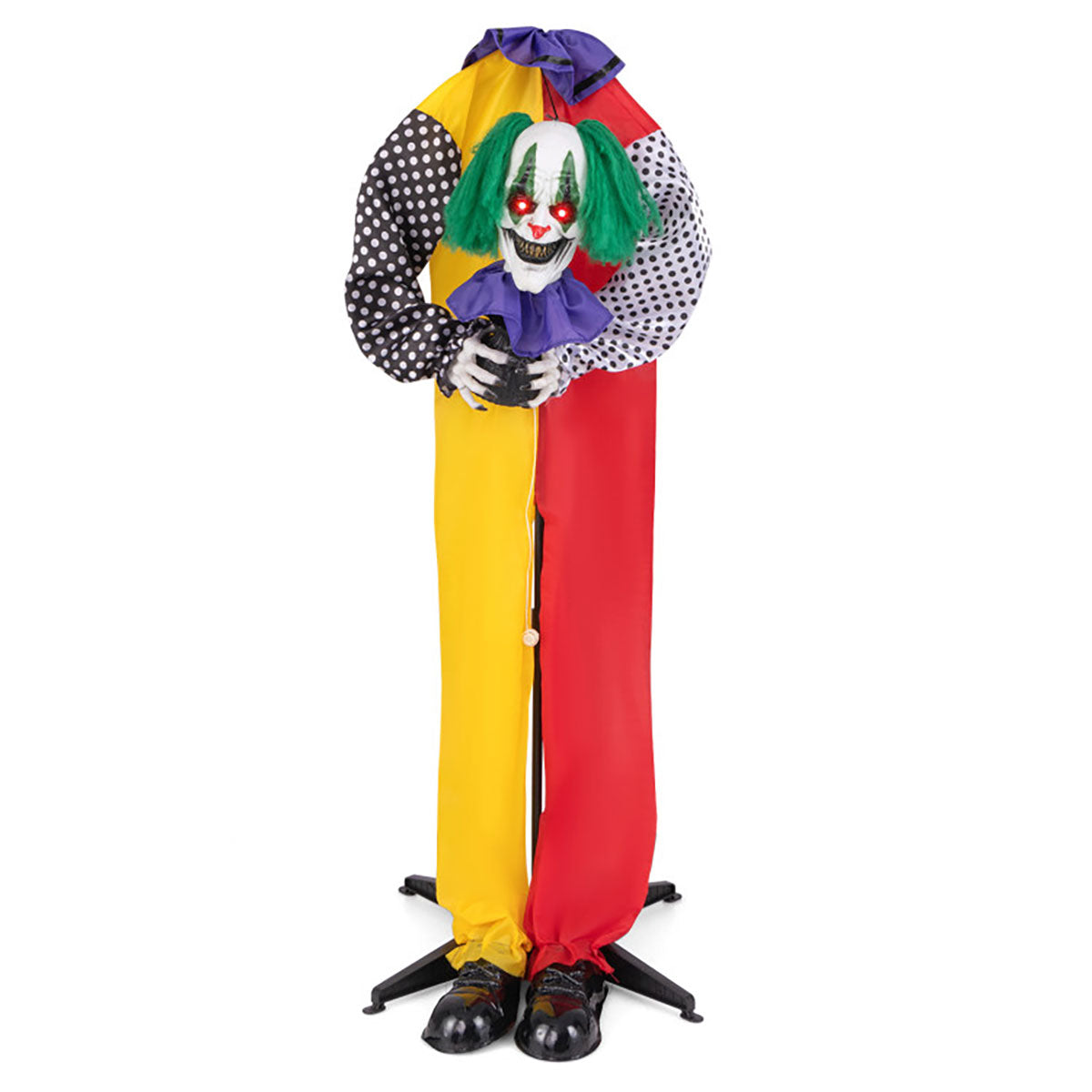 Mechanized Clown with LED Eyes and Audio
