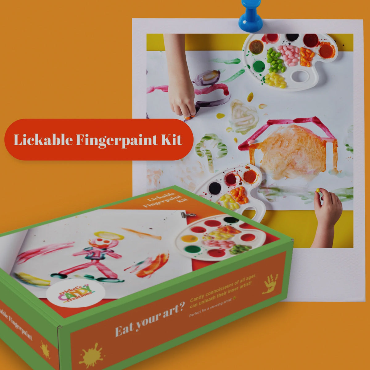 Edible Lickable Finger Paint Craft Kit