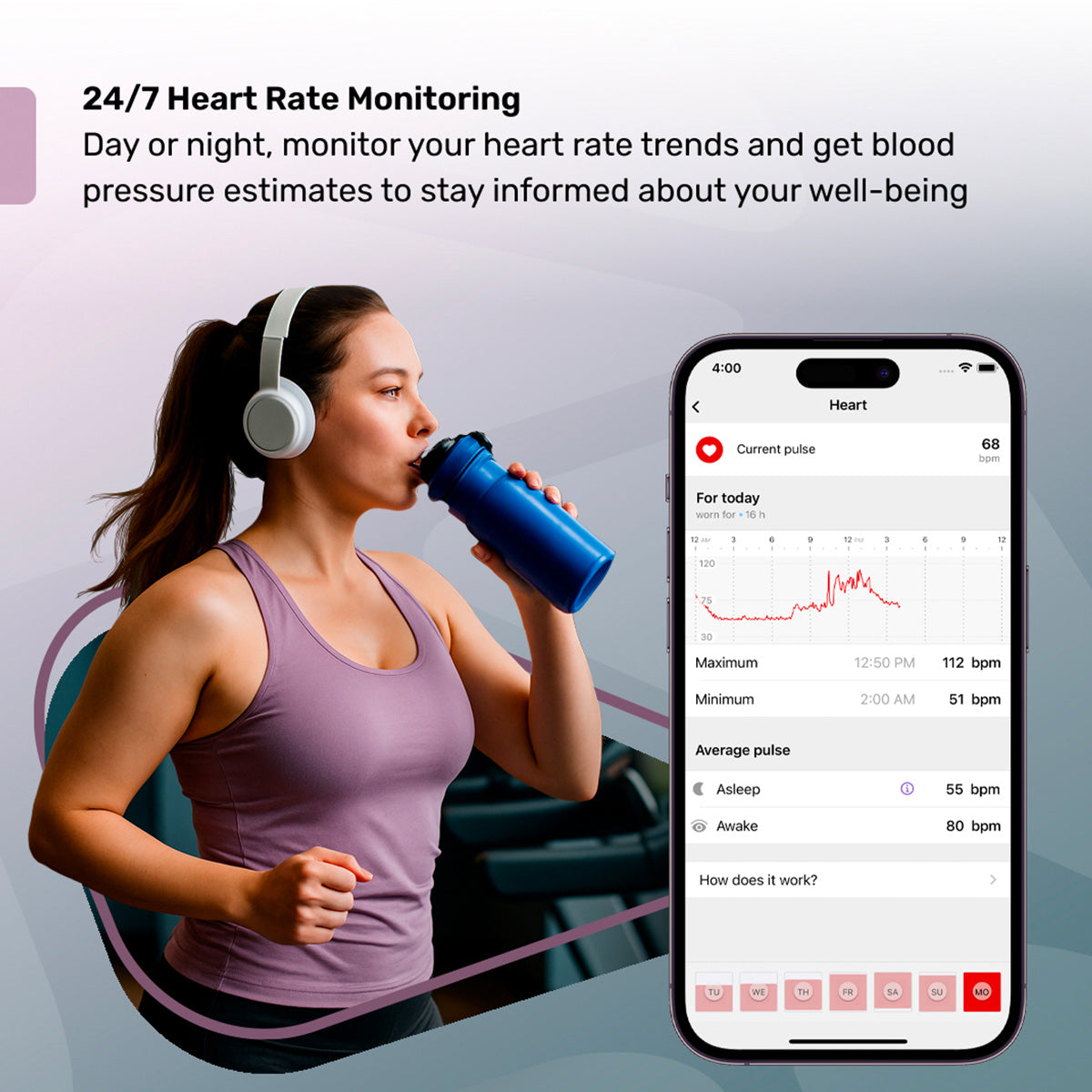 Skin Sensor Calorie Tracker and Smart Scale Bundle