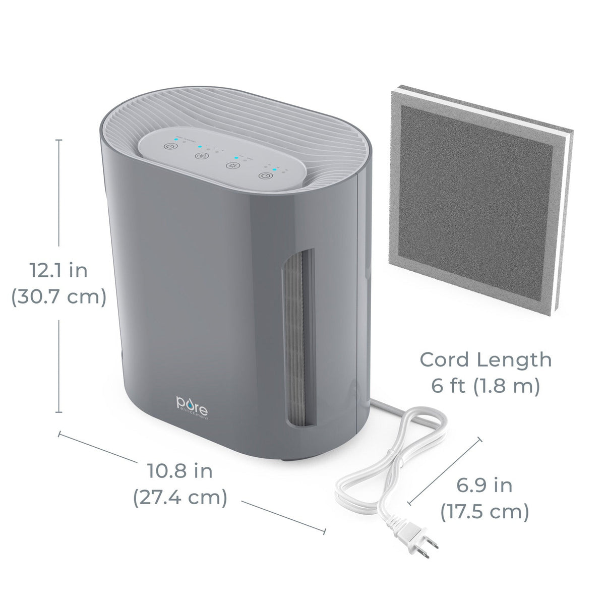 Compact HEPA UV-C Air Purifier