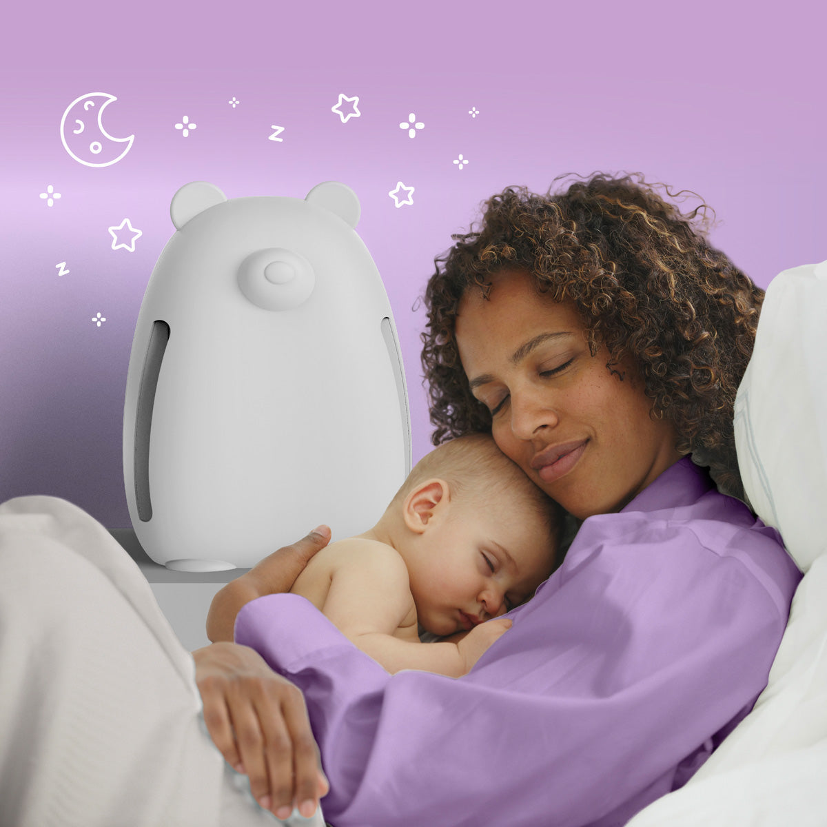 Bear-Shaped HEPA UV‑C Air Purifier