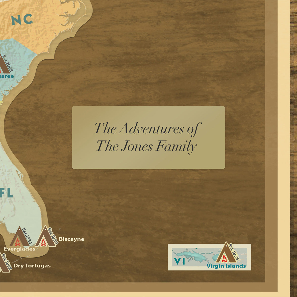 National Parks Travel Map