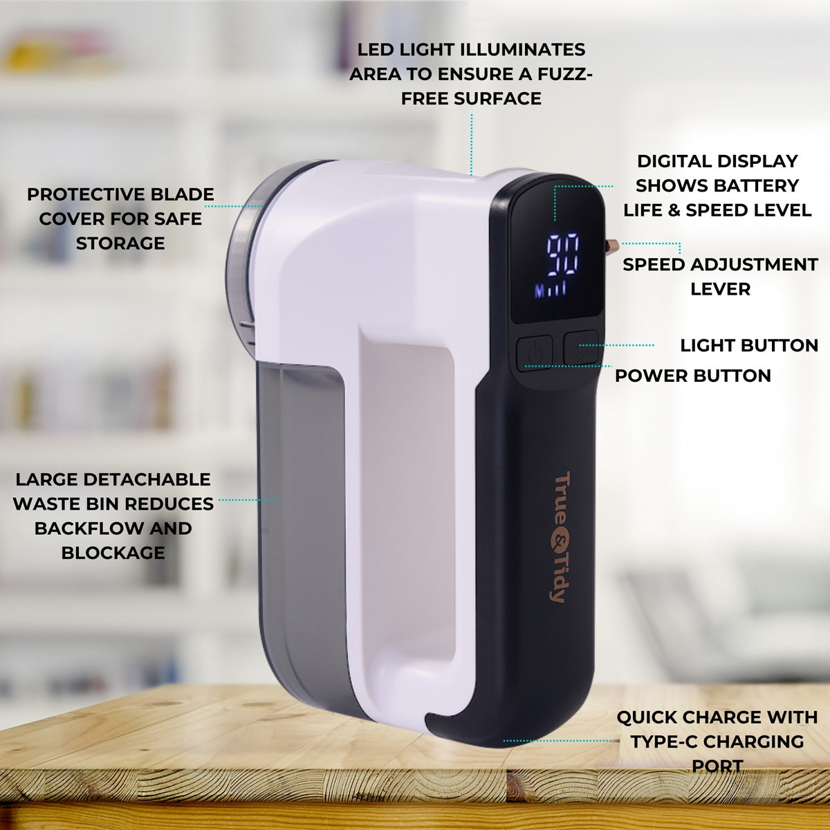 LED Turbo Fabric Shaver