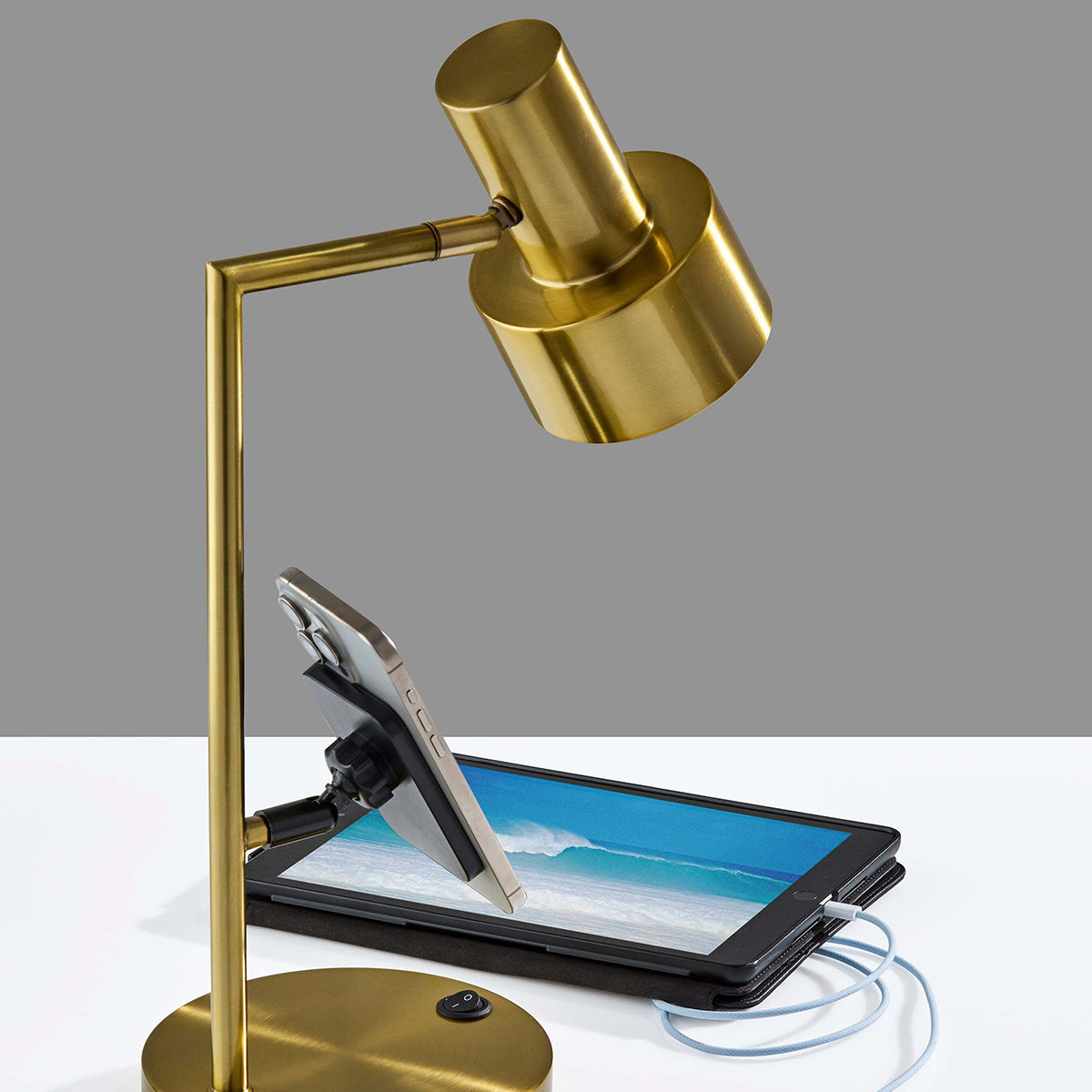 Phone Stand and Charger Desk Lamp