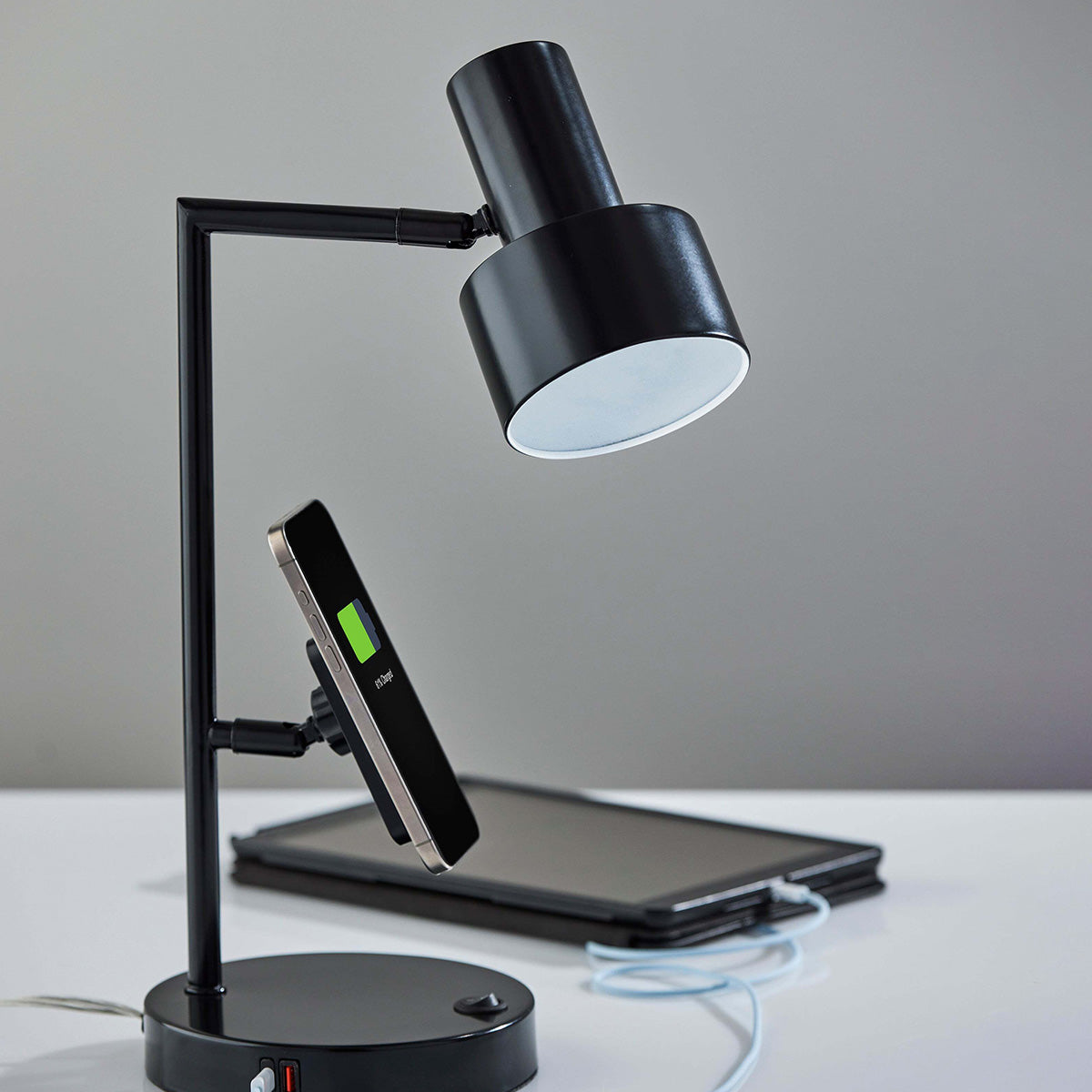 Phone Stand and Charger Desk Lamp