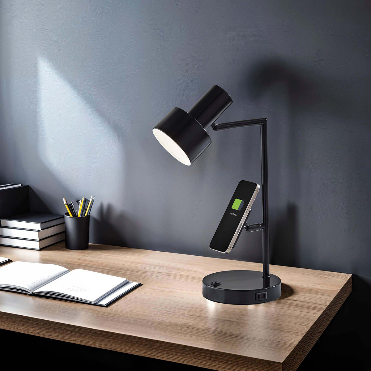 Phone Stand and Charger Desk Lamp