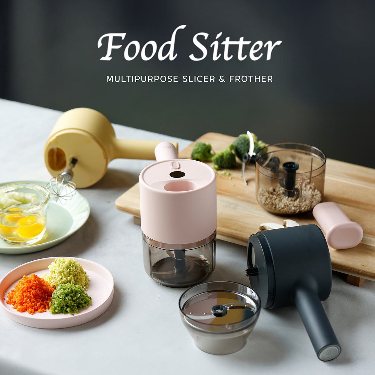 3-in-1 Cordless Food Prep System