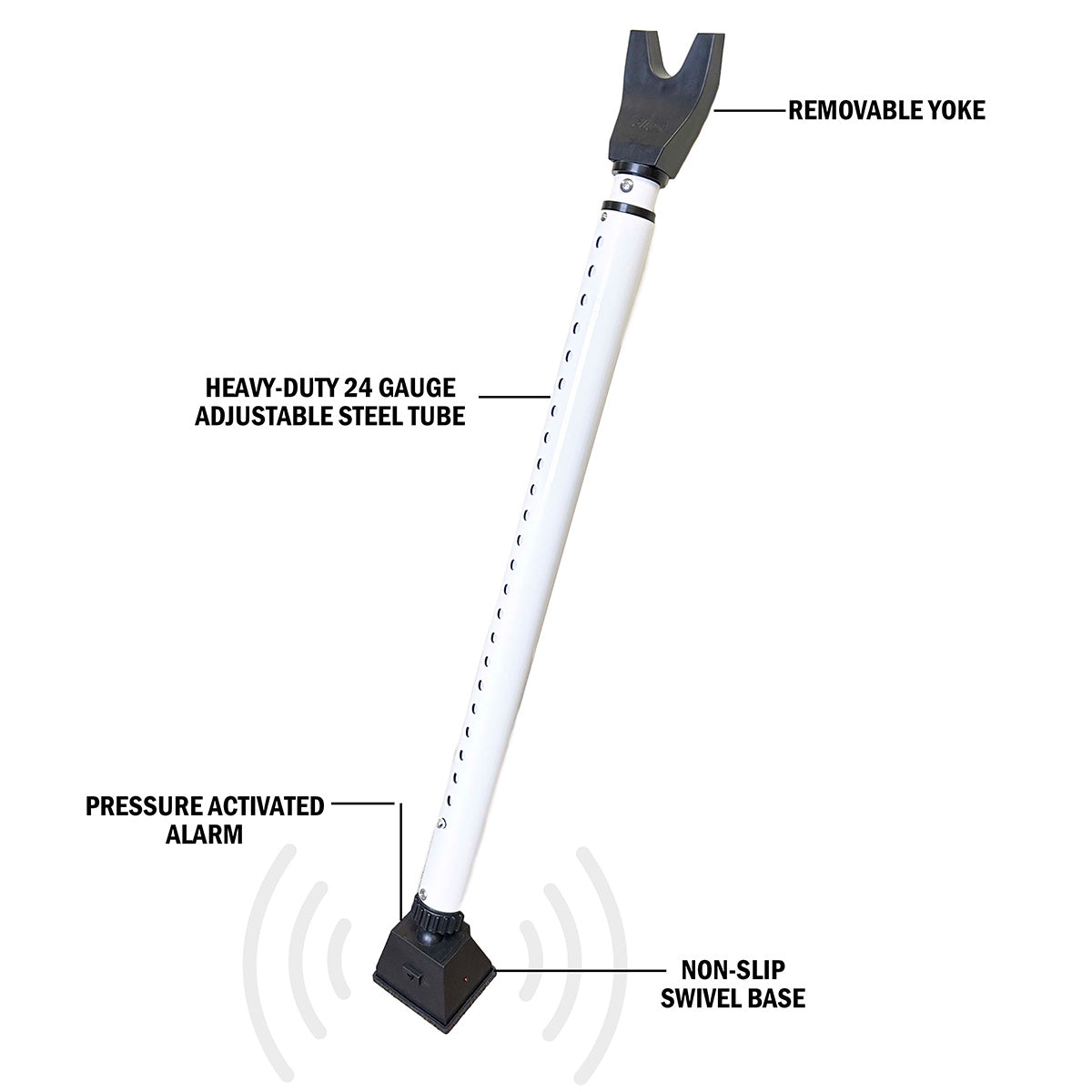 Door Jammer with Alarm (Set of 2)