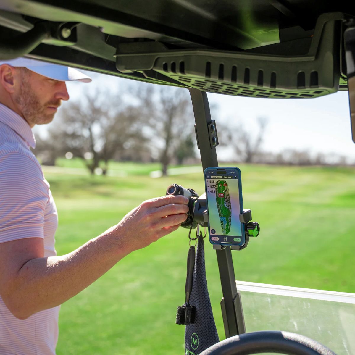 Magnetic Golf Cart Phone Holder