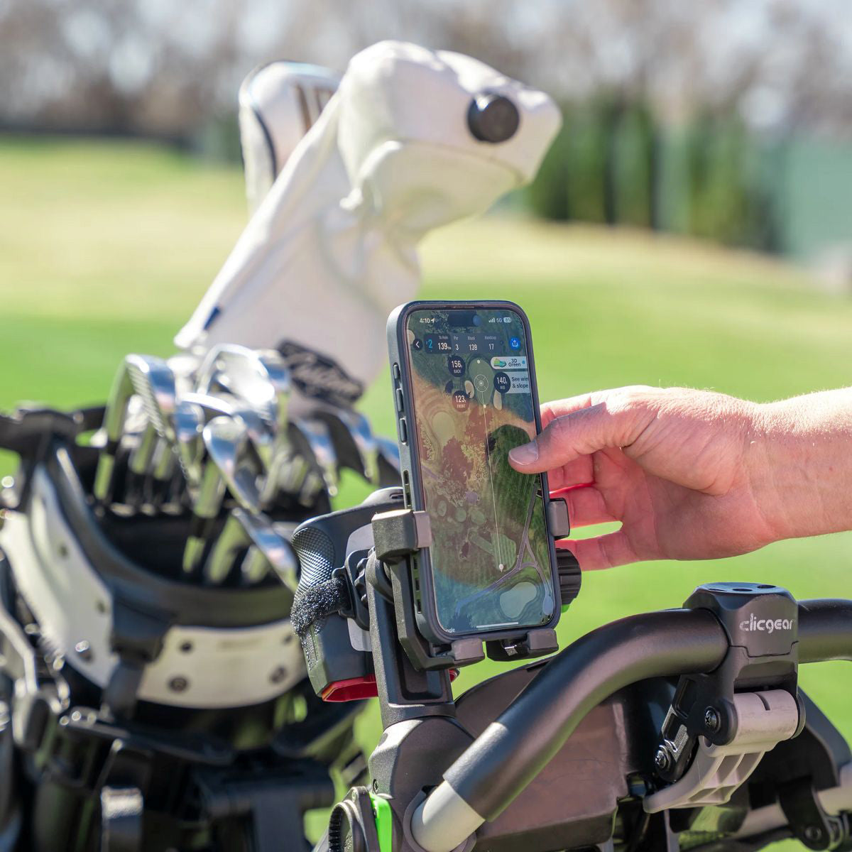 Magnetic Golf Cart Phone Holder