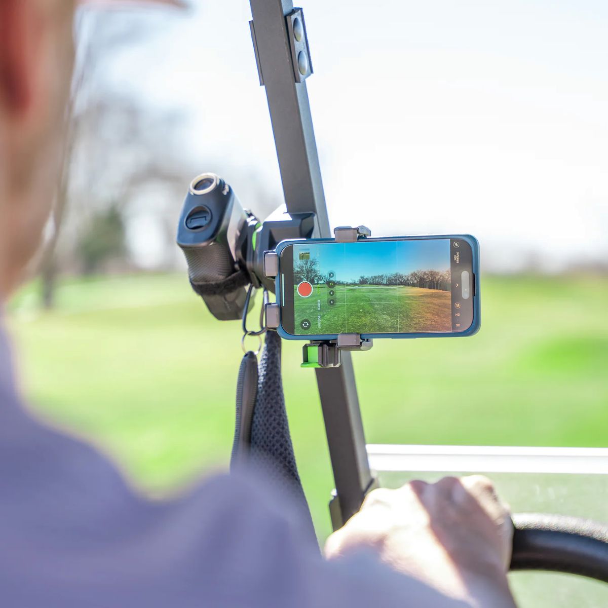 Magnetic Golf Cart Phone Holder and Gear Hub
