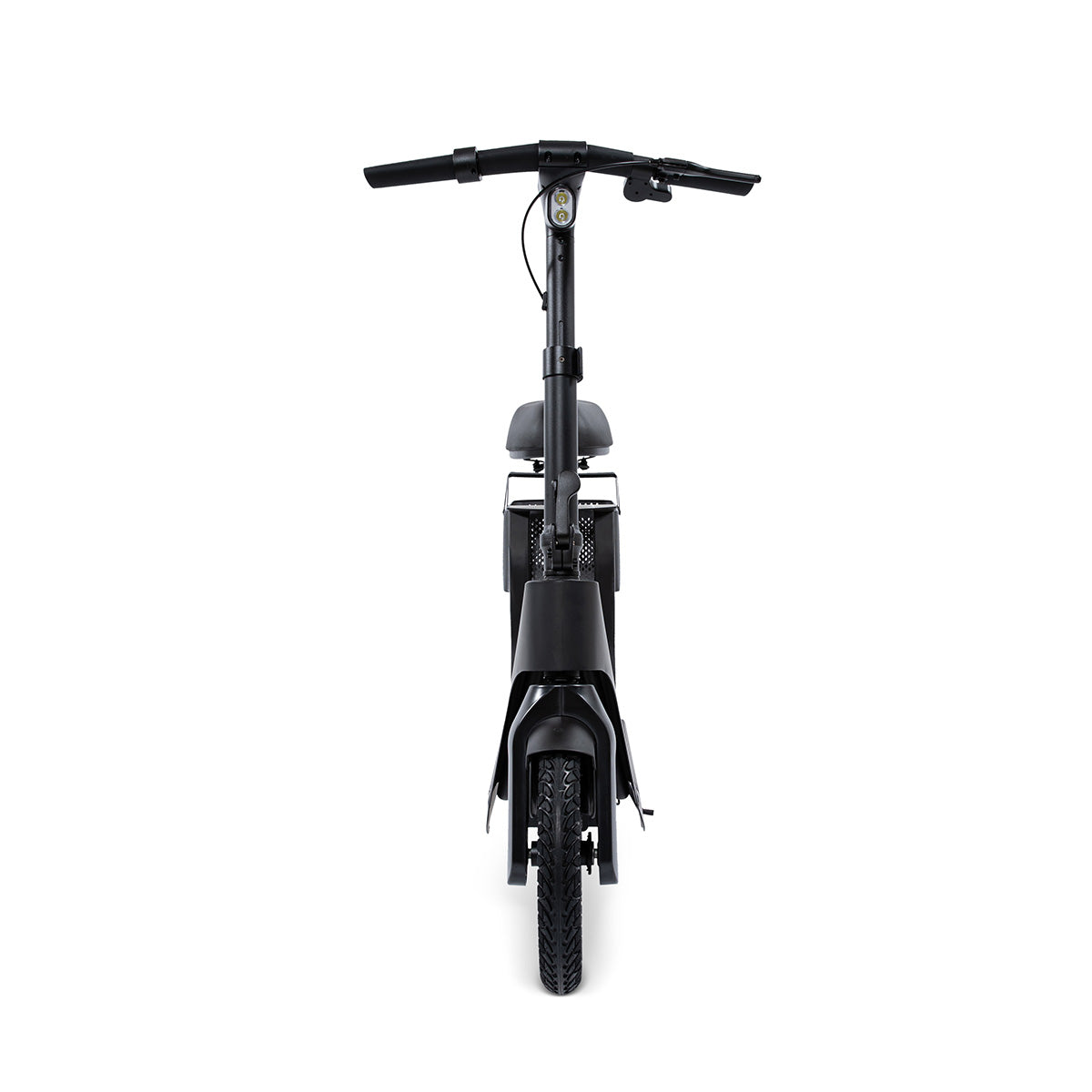 Sit-Down Electric Scooter with Basket