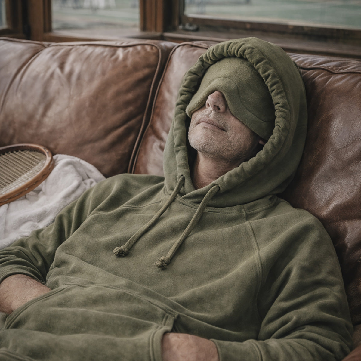 The Original Built-In Eye Mask Travel Hoodie