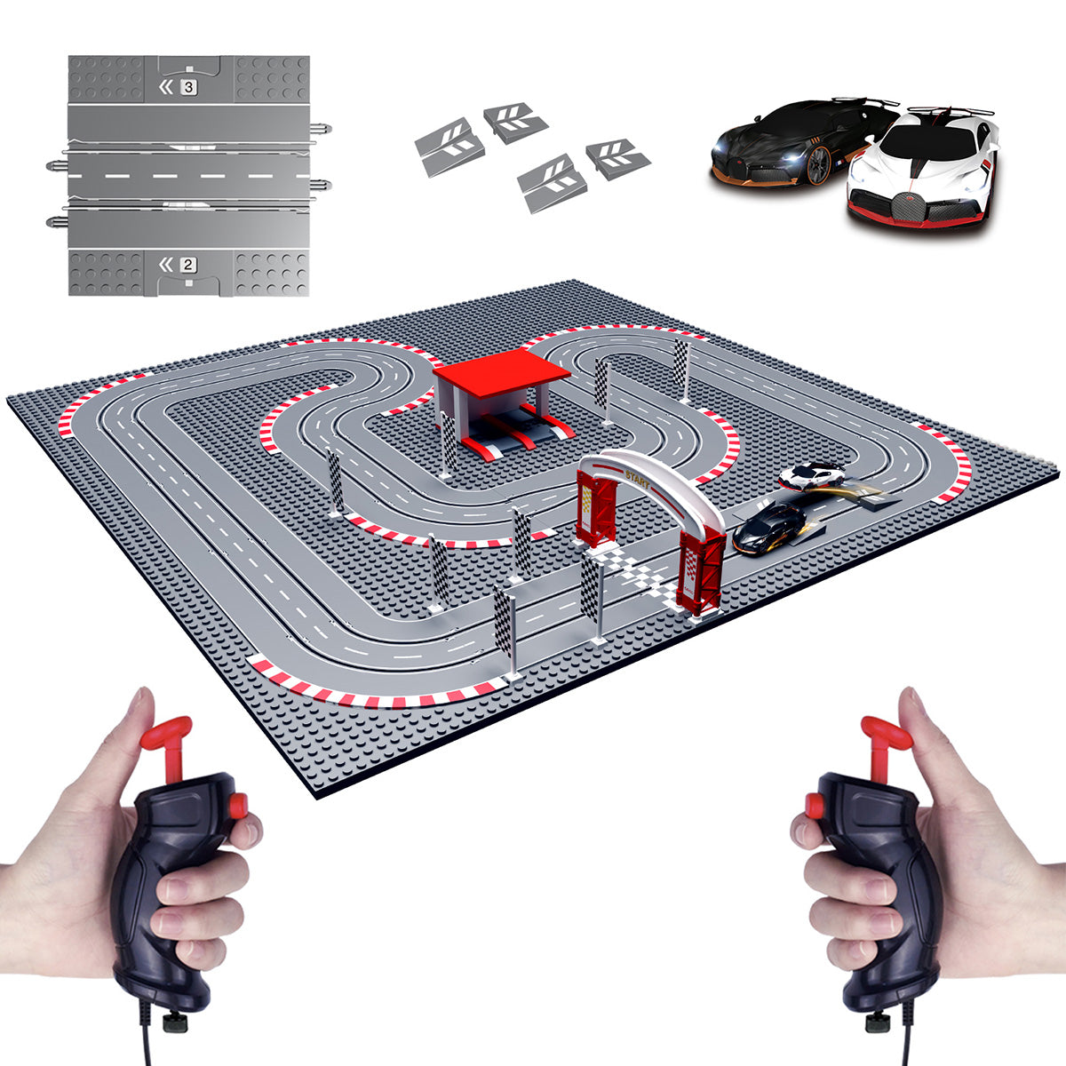Micro Slot Car Racing Set