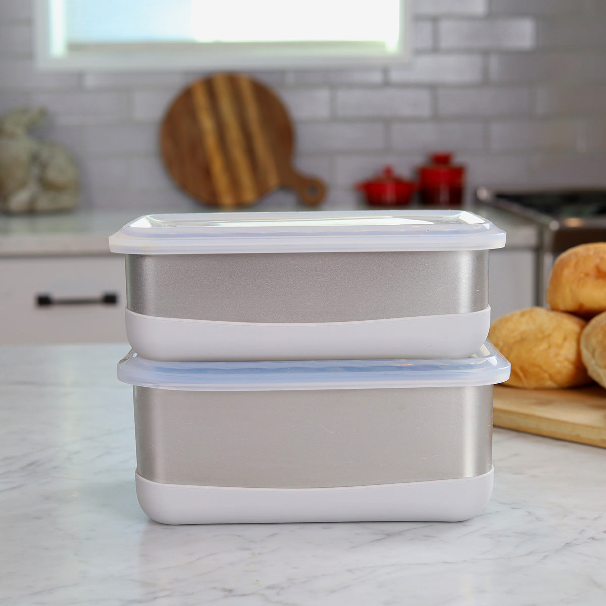 Microwave Safe Stainless Steel Set