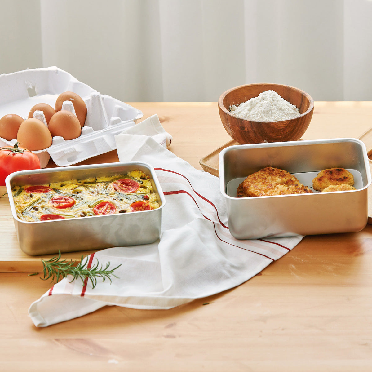 Microwave Safe Stainless Steel Set