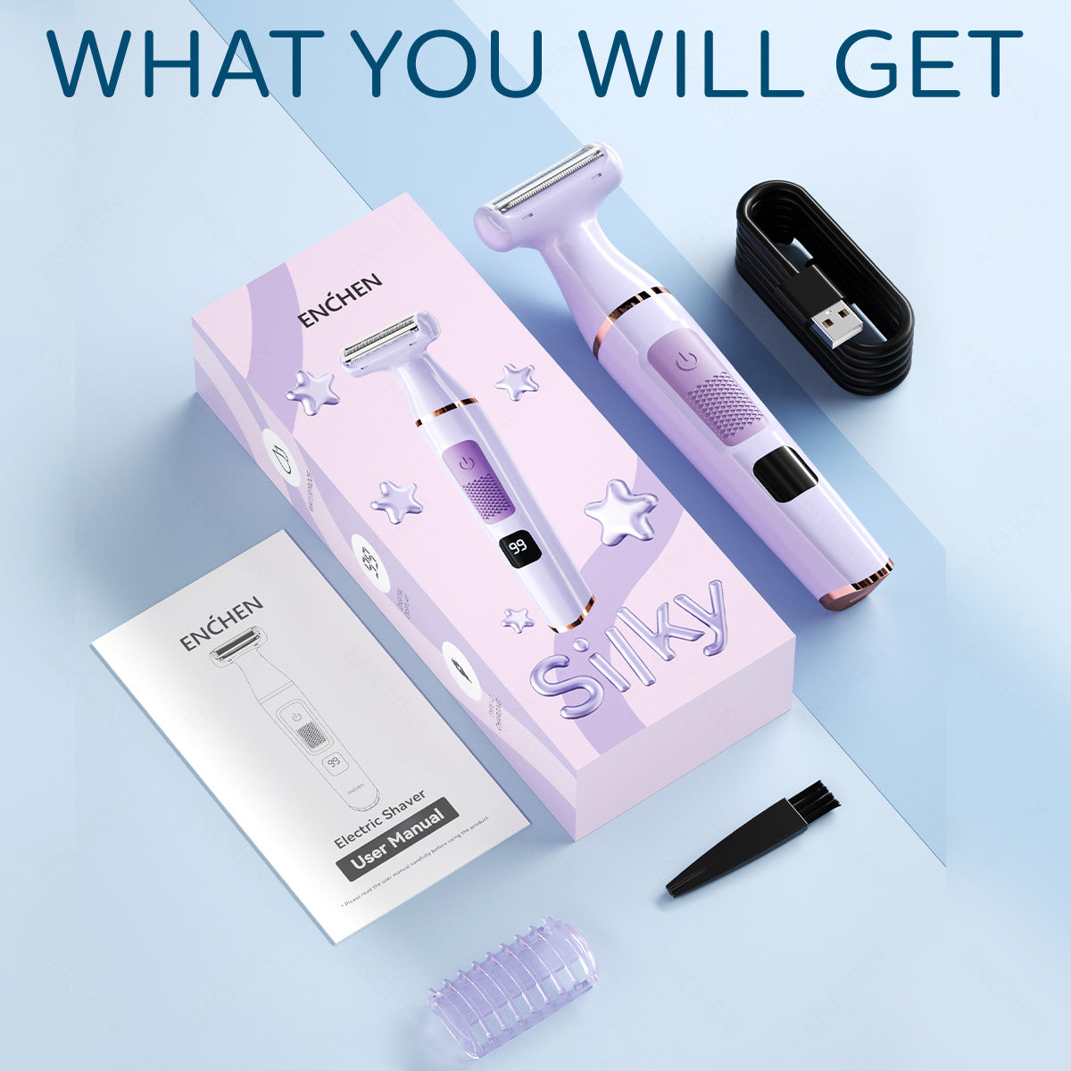 Women's Wet and Dry Electric Razor