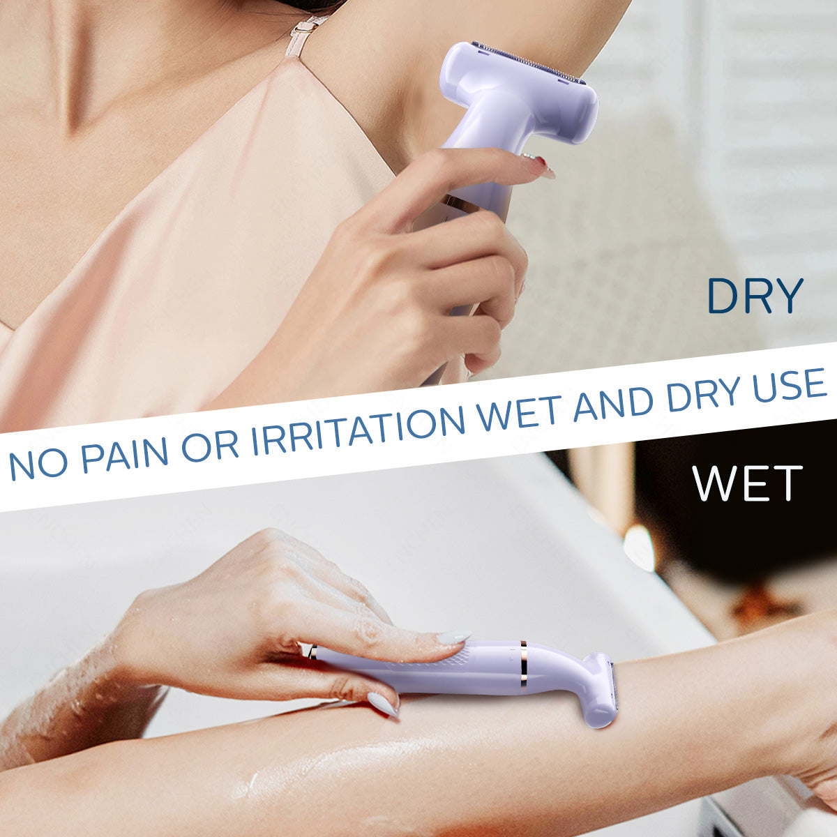Women's Wet and Dry Electric Razor