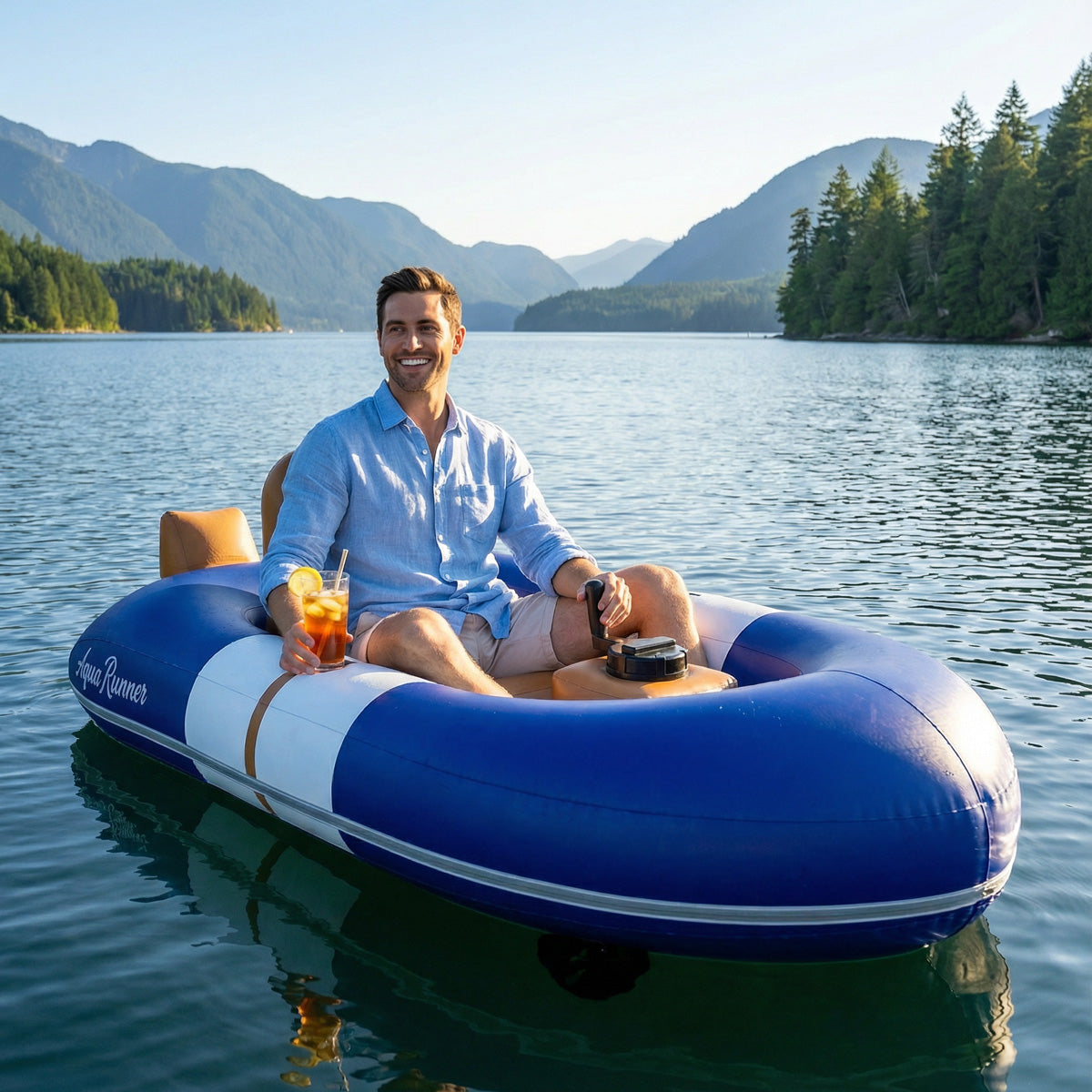 Motorized Pool and Lake Boat