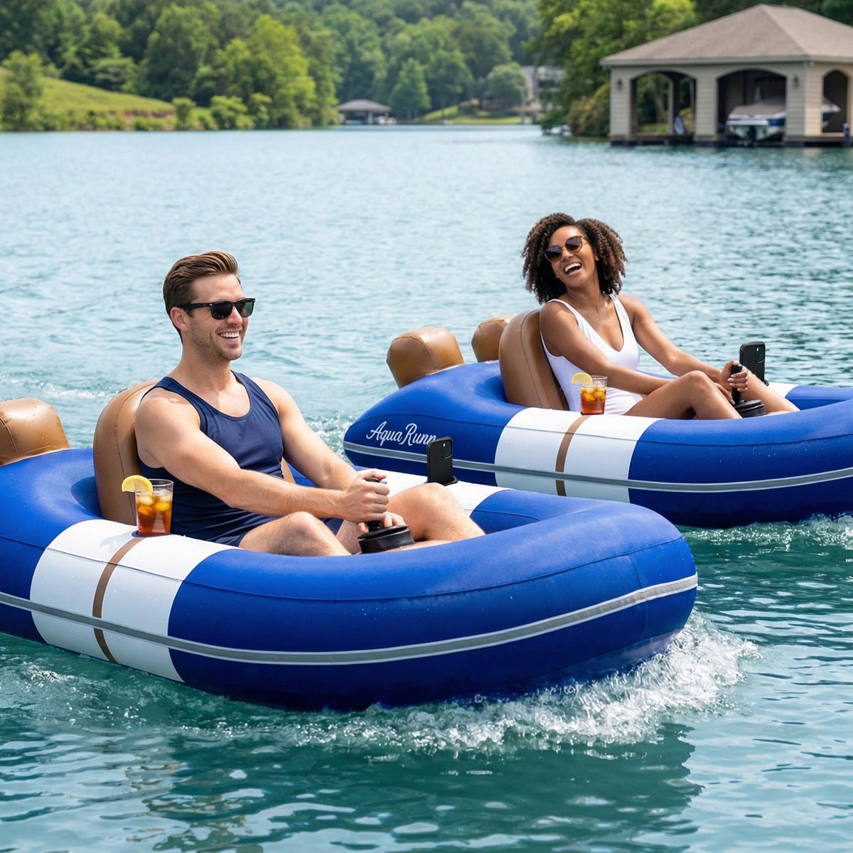 Motorized Pool and Lake Boat