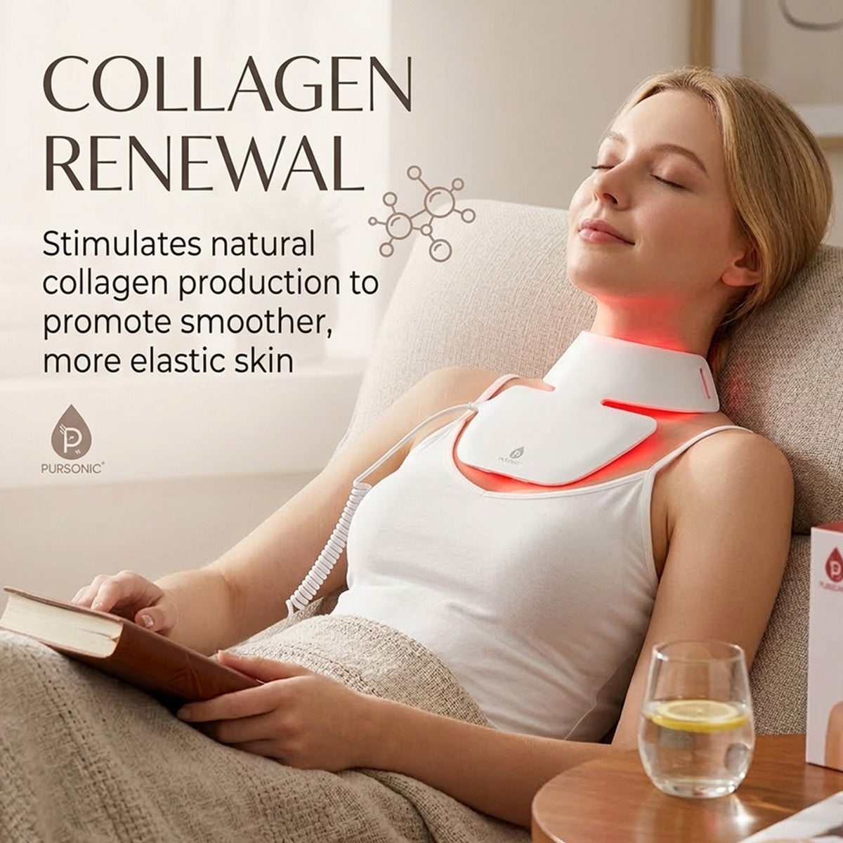 LED Light Therapy Neckplate