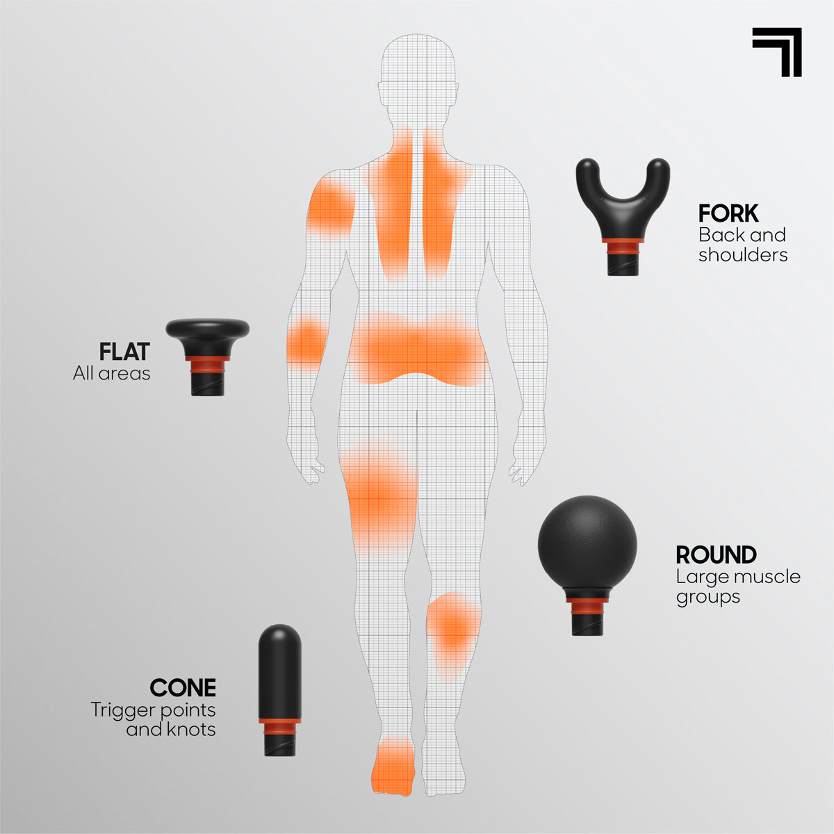 Powerboost Move Portable Percussion Massager Aero by Sharper Image