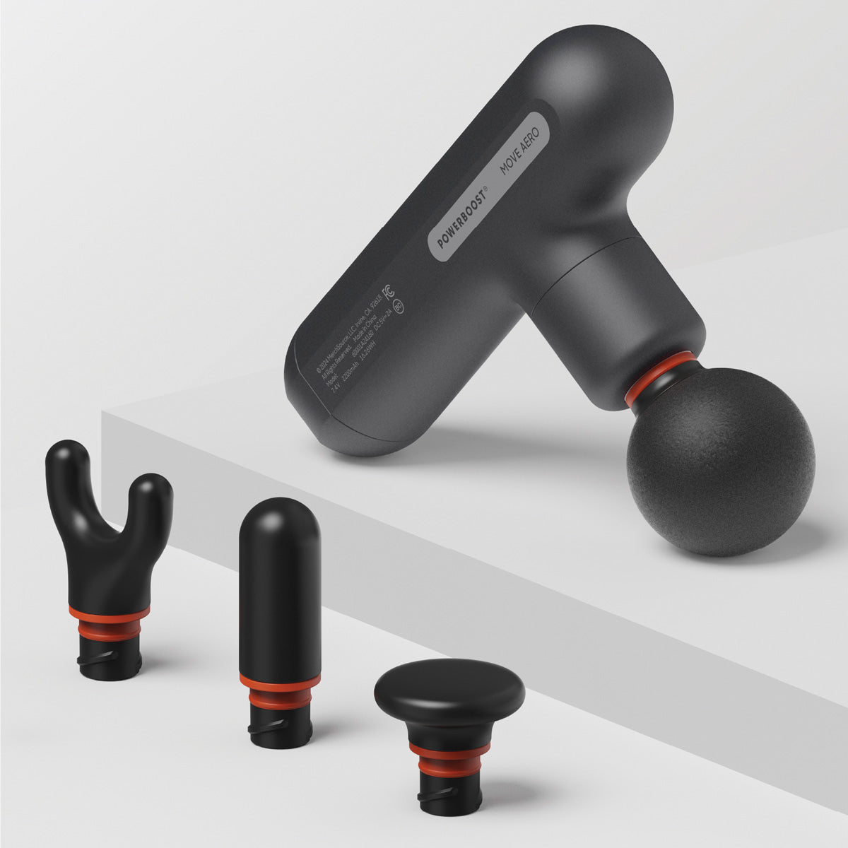 Powerboost Move Portable Percussion Massager Aero by Sharper Image