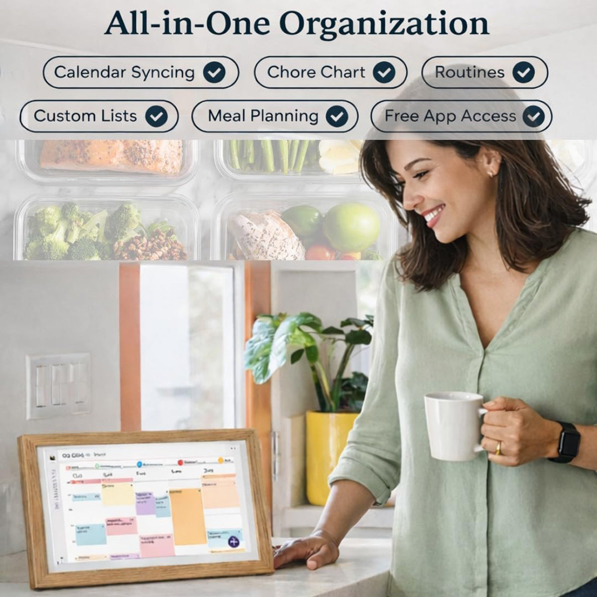 Digital Calendar and Family Frame