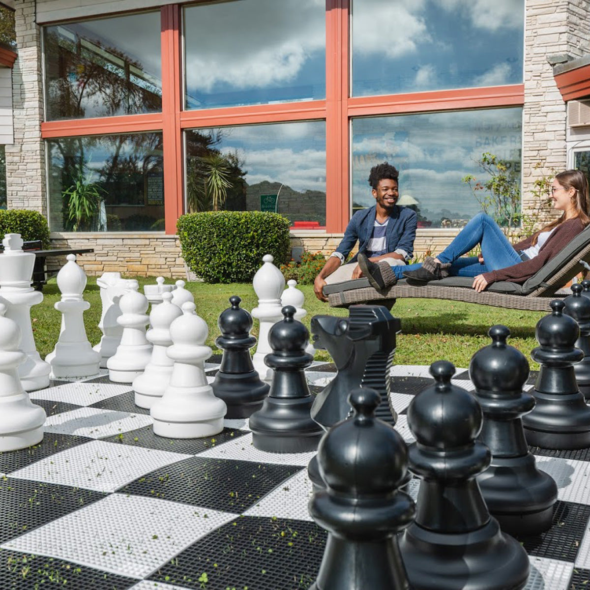 Giant Chess and Board Set
