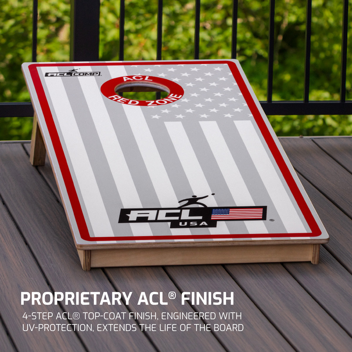 American Cornhole League ACL COMP 2x4 Cornhole Board - USA Edition