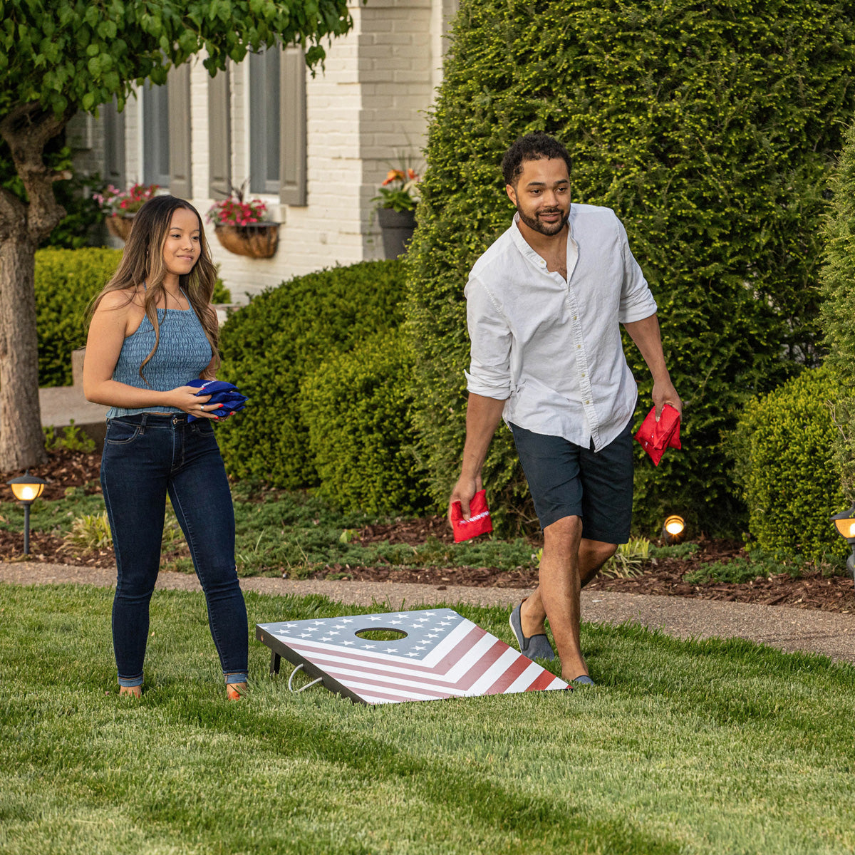Patriotic LED 2x3 Cornhole Set