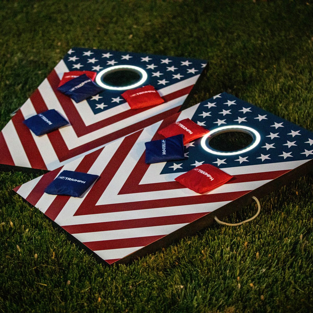Patriotic LED 2x3 Cornhole Set