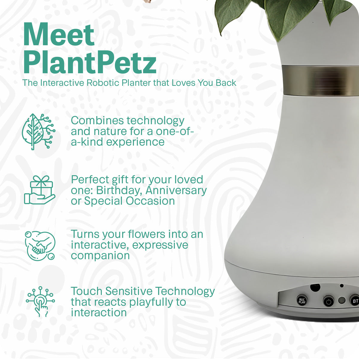 Interactive Smart Flower Vase