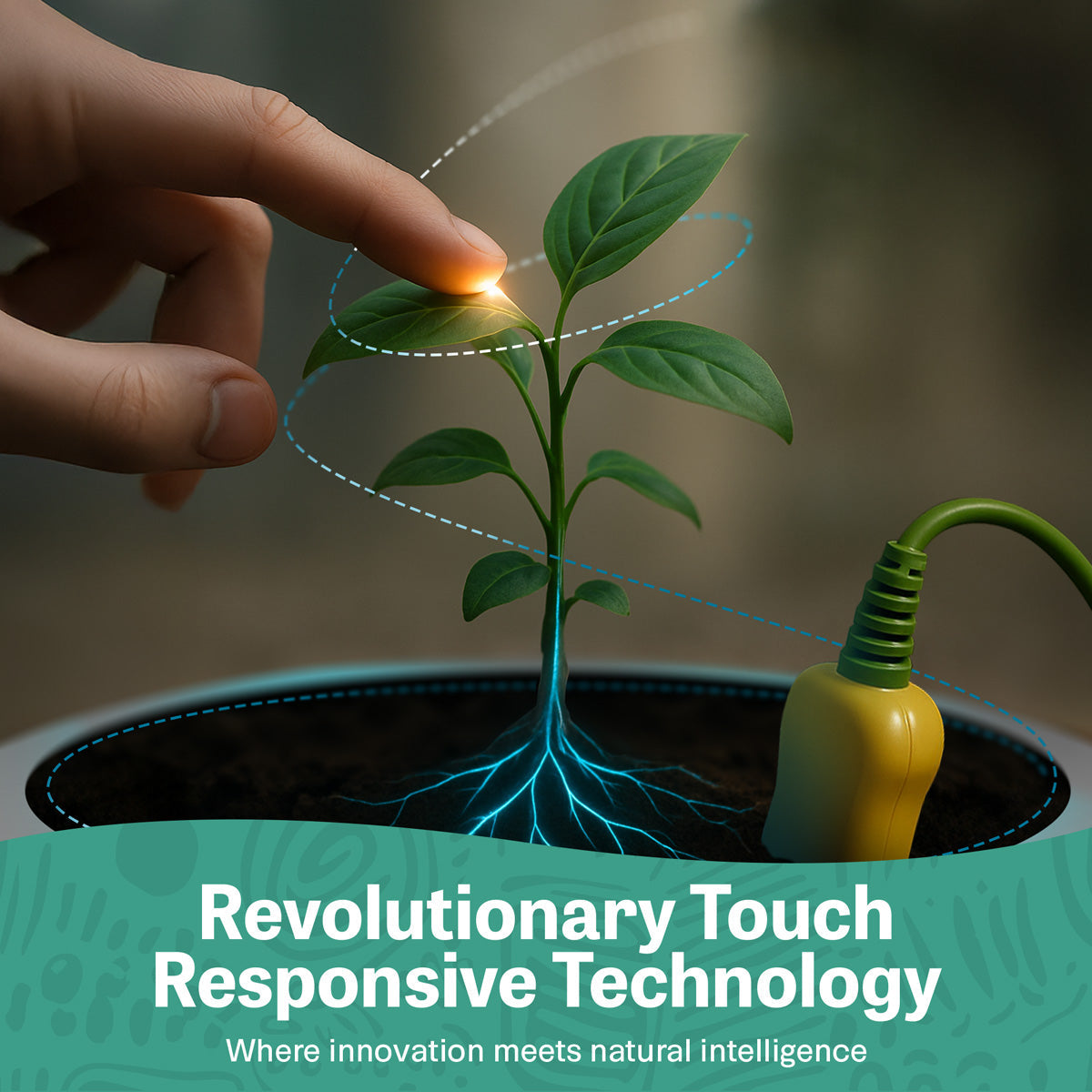 Interactive 4'' Smart Plant Pot with Speaker