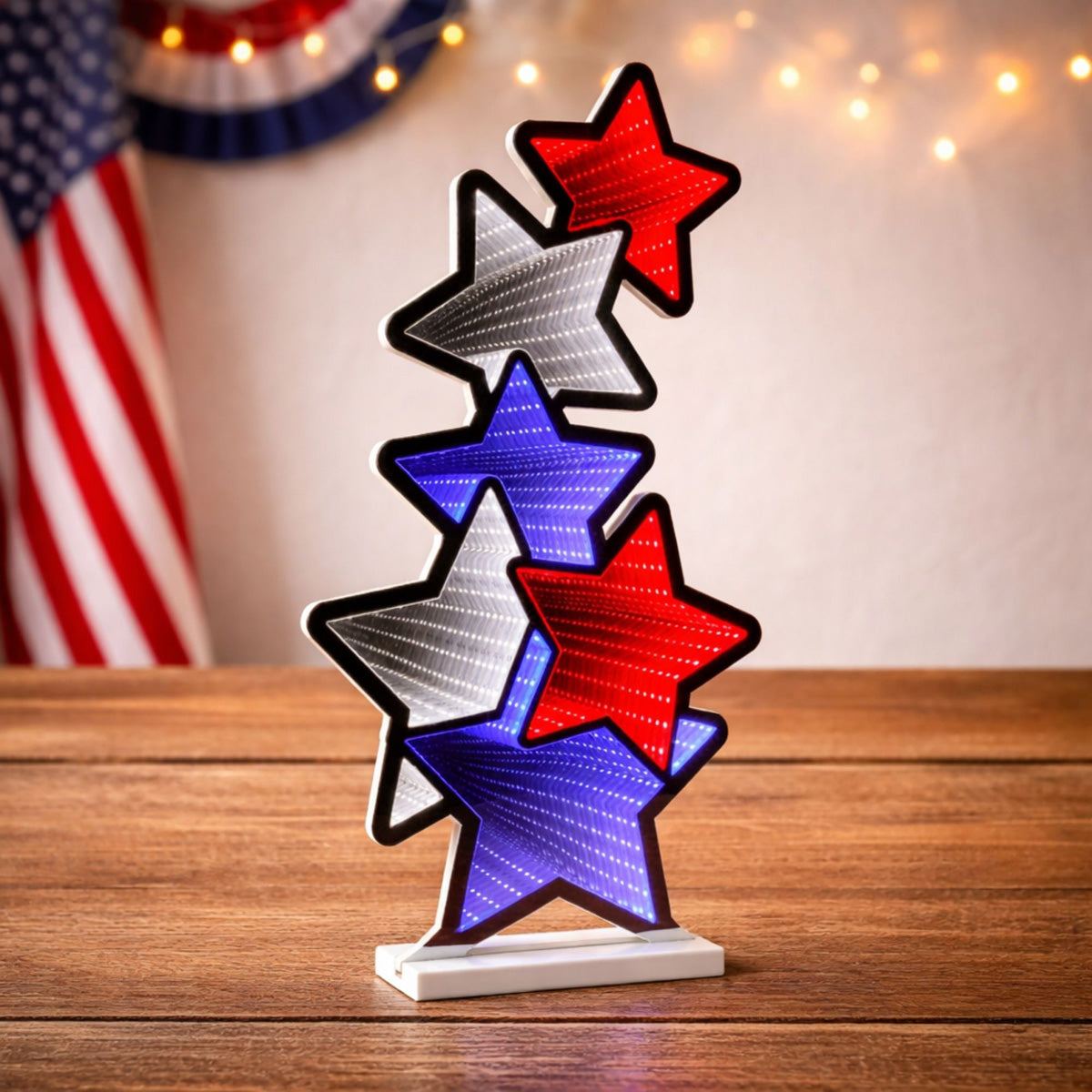 Star Stack LED Infinity Light