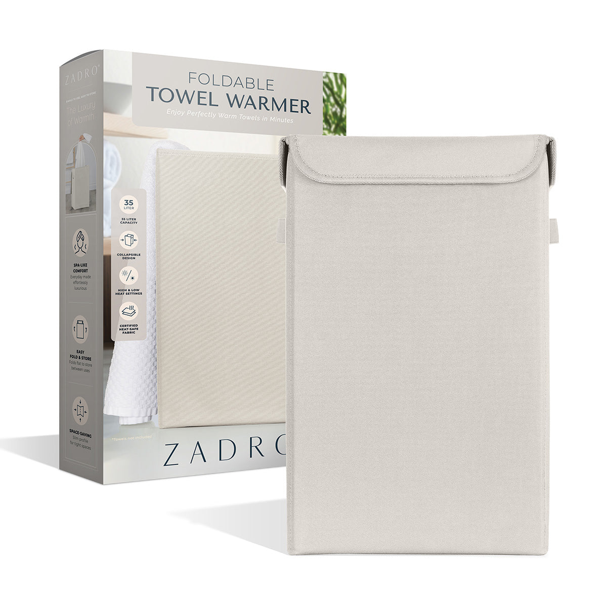 35L Foldable Towel Warmer with Timer
