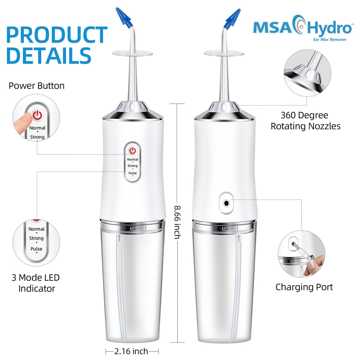 HydroClear Premium Ear Wax Flushing Kit